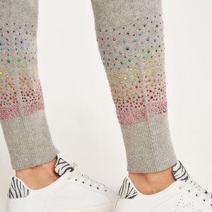 Carolyn Rowan x Stephanie Gottlieb Bandier Jogger Rainbow Crystals In Grey